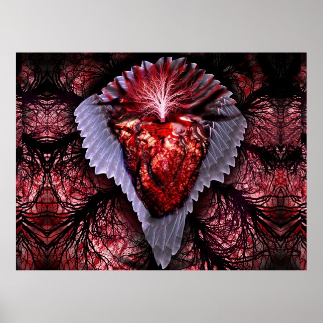 Poster Coração em chamas (Frente)