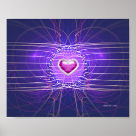 Poster Coração Enjaulado (10x8)