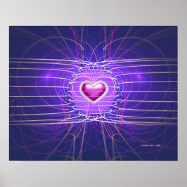 Poster Coração Enjaulado (20x16)