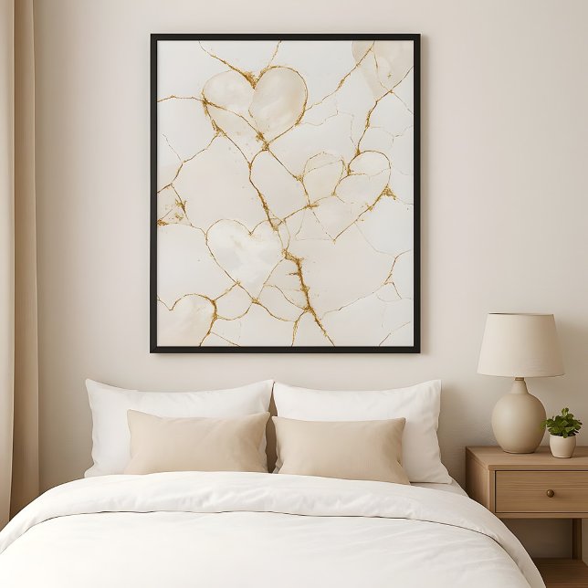 Poster Coração Kintsugi de Amor (Criador carregado)