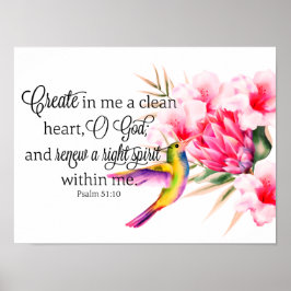 Poster Coração limpo