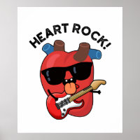 Coração Rock Engraçado Anatomia Música