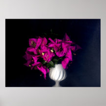 Coração rosa em preto