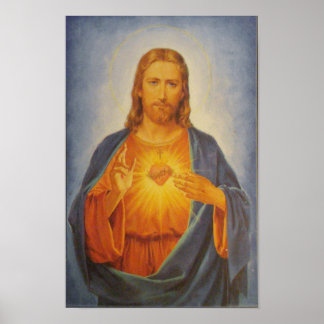Poster Coração Sagrado de Jesus