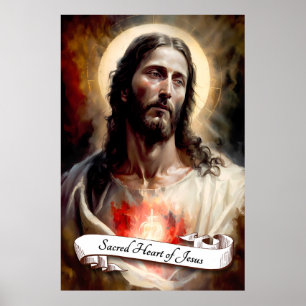 Poster Coração Sagrado de Jesus