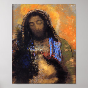 Poster Coração Sagrado - Odilon Redon 1910
