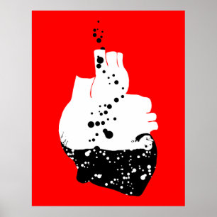 Póster coração tóxico