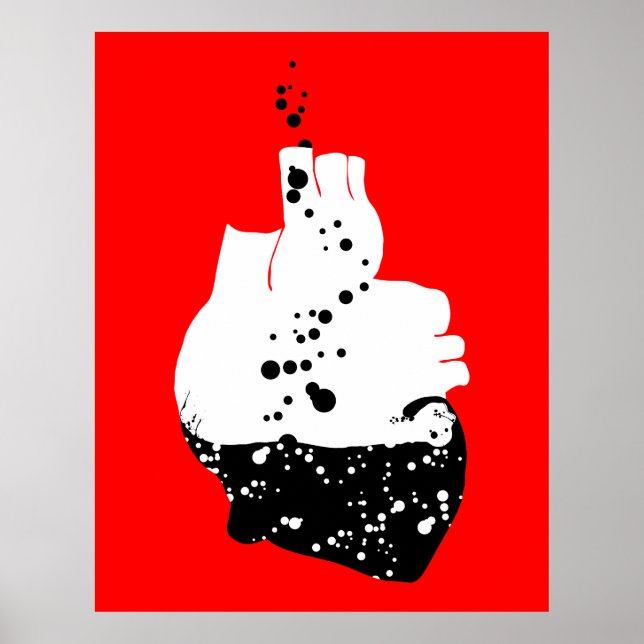 Póster coração tóxico (Frente)