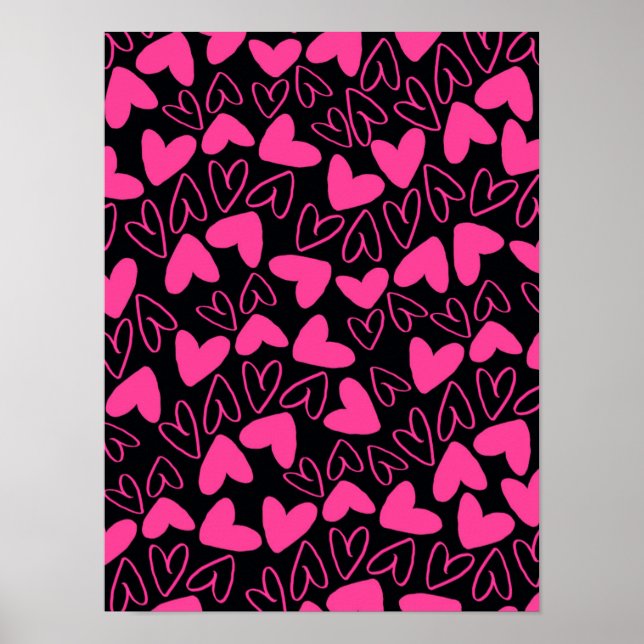 Póster Corações (Frente)