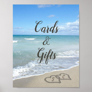 Poster Corações cénicos no casamento feito sob encomen
