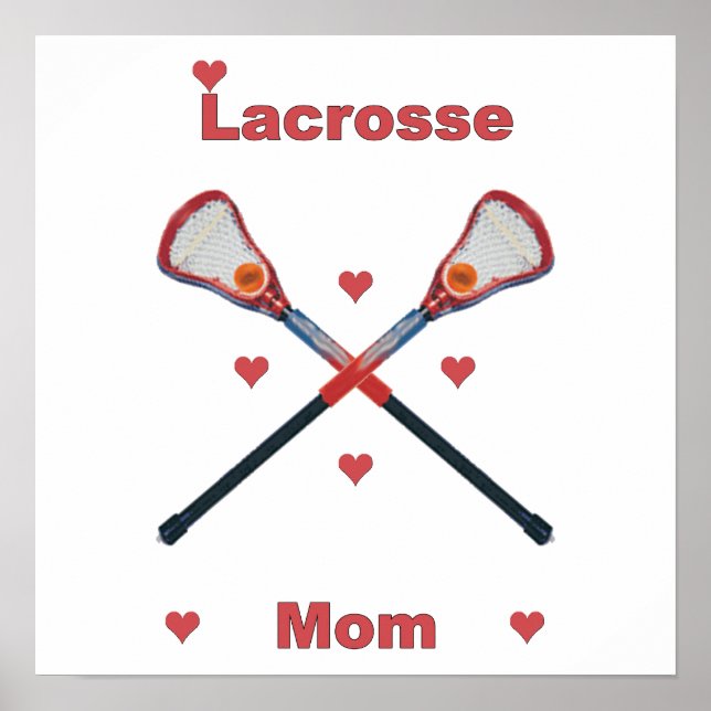 Póster Corações de Mãe de Lacrosse (Frente)