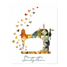 Corações de Máquinas de Costura de Patches