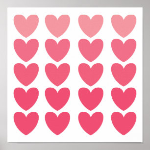 Poster Corações de Ombre