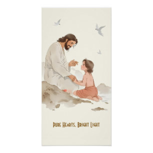 Póster Corações Puros Luz Brilhante