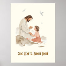 Corações Puros Luz Brilhante