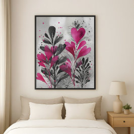 Poster Corações Selvagens em Flor 