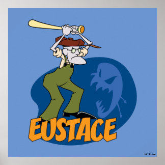 Poster Coragem ao Cachorro | Eustace Graphic