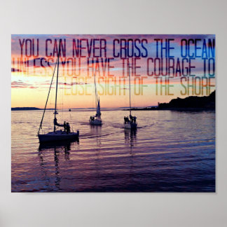 Póster Coragem Em Sair Da Curta