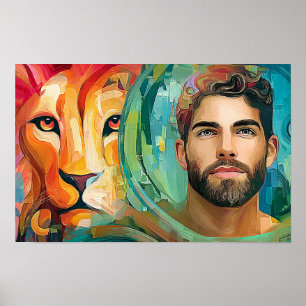 Poster Coragem na Cova dos Leões