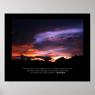 Póster Coragem, paciência, beira de Rest_Black