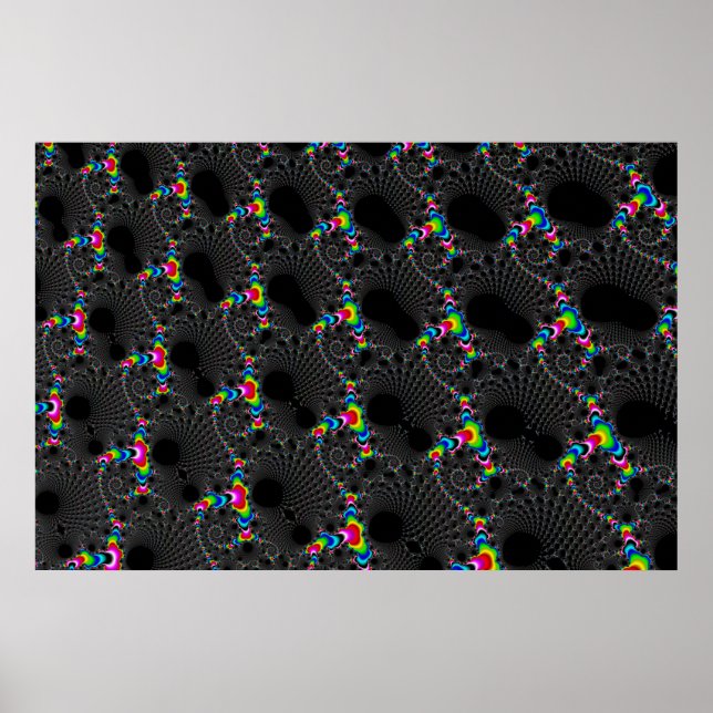 Poster Corais - Mandelbrot (Frente)