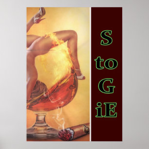 Poster corajoso de Stogie 20x28