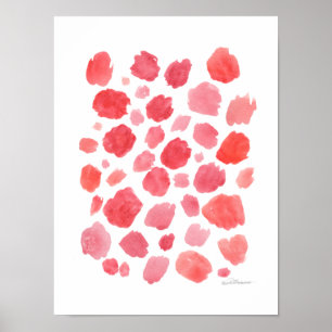 Poster Coral abstrato