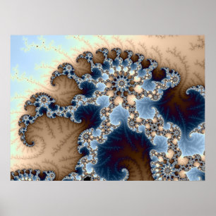 Póster Coral Pastel