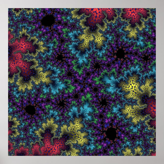 Poster Coral Rainbow Speckle (Frente)