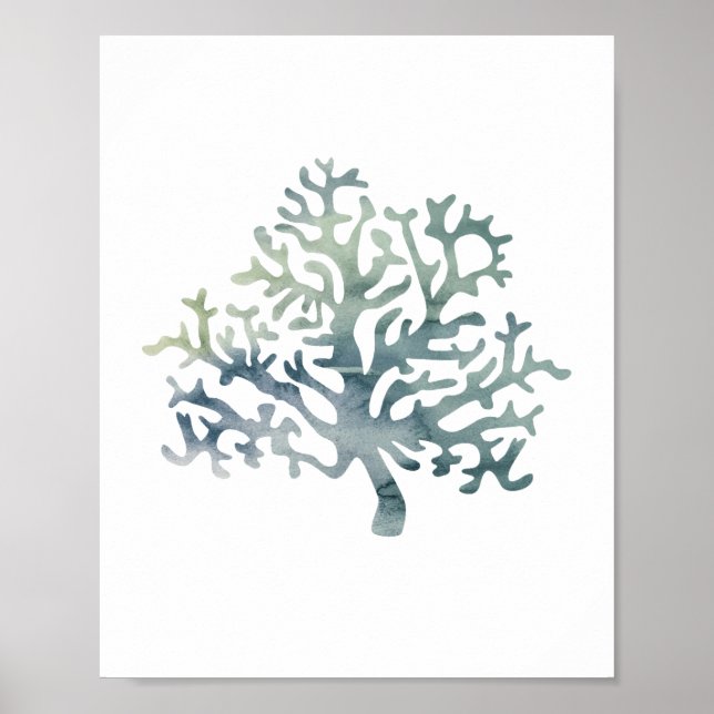 Poster Coral Recife Submarino (Frente)