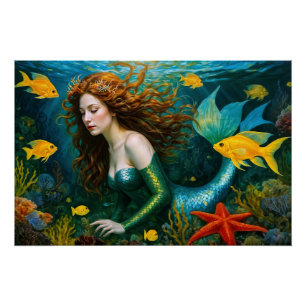 Póster "Coralyn" - Linda Sereia Mística