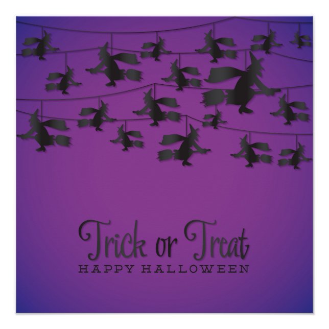 Póster Corda de bruxa voadora (Frente)