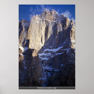 Póster Cordilheira de Karakoram