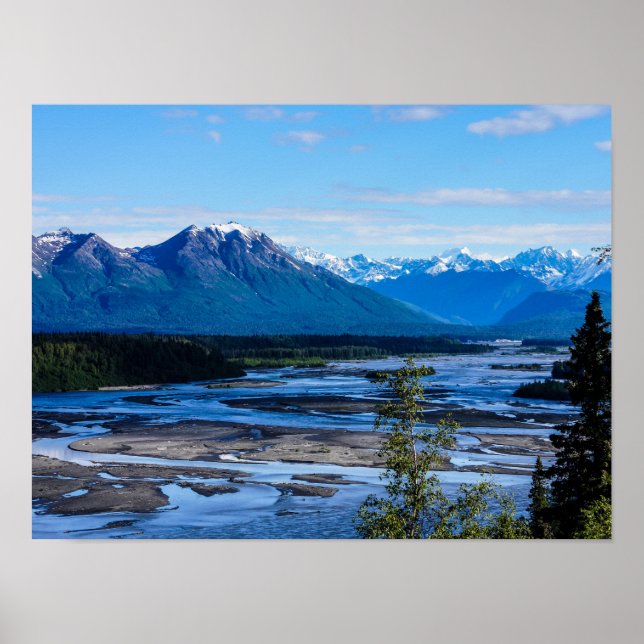 Póster Cordilheira Denali (Frente)