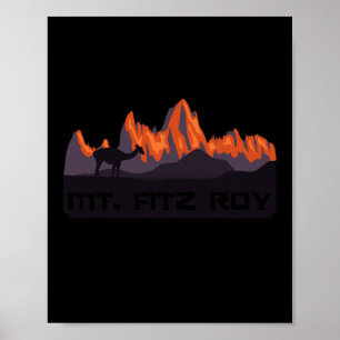 Poster Cordilheira Mt. Fitz Roy