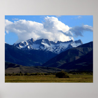 Póster Cordilheira Sawtooth