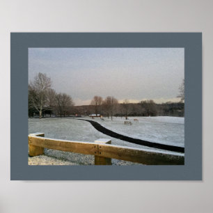 Póster Core Creek Park Winter