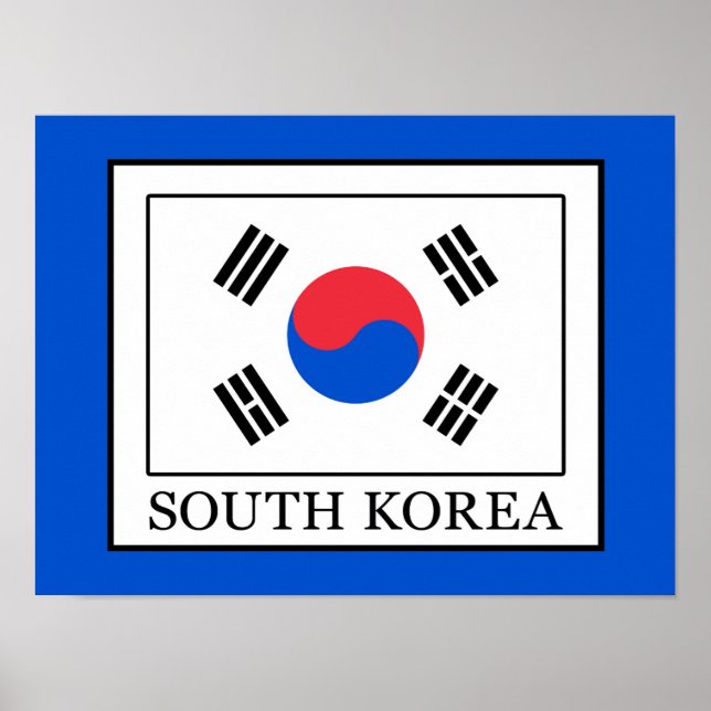 Poster Coreia do Sul (Frente)