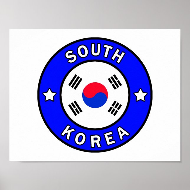 Póster Coreia do Sul (Frente)