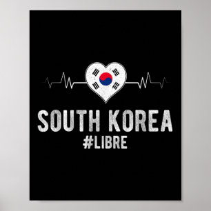 Poster Coreia do Sul #libre Orgulho da Coreia do Sul Patr
