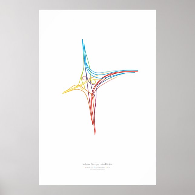 Póster Coreografia de Intercâmbio: Atlanta, GA, EUA (Frente)