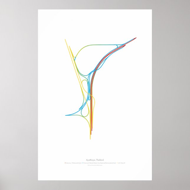 Poster Coreografia de Intercâmbio: Ayutthaya, Tailândia (Frente)