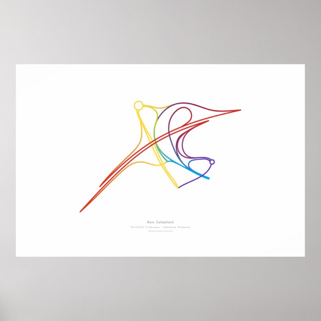 Poster Coreografia de intercâmbio: Berna, Suiça (Frente)