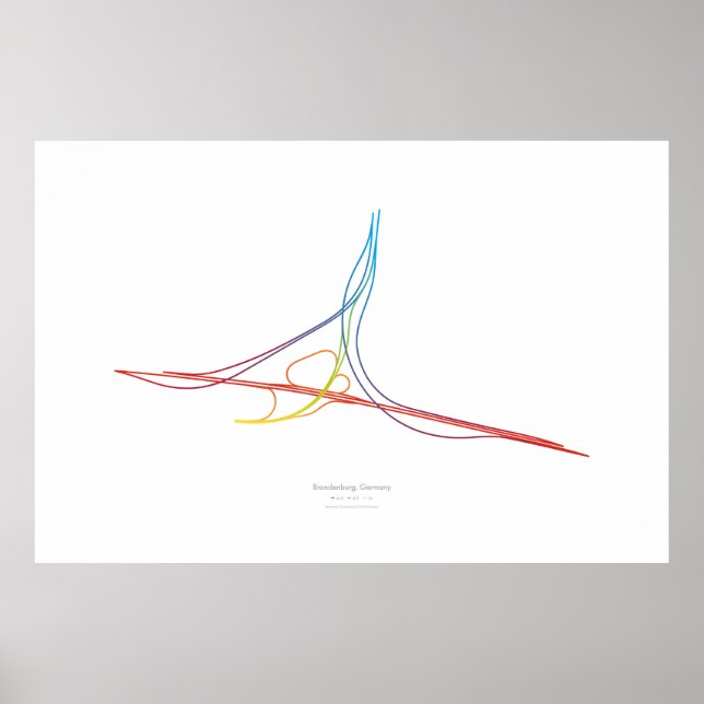 Póster Coreografia de intercâmbio: Brandemburgo, Alemanha (Frente)