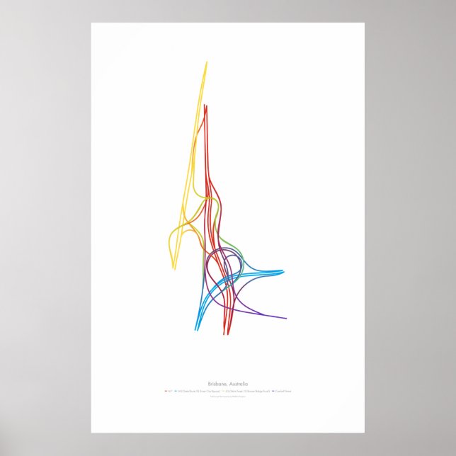 Poster Coreografia de Intercâmbio: Brisbane, Austrália (Frente)