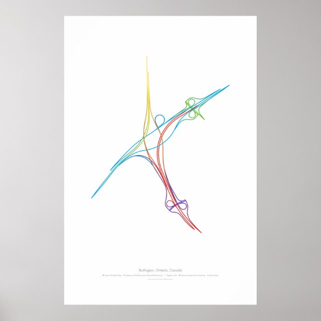Poster Coreografia de intercâmbio: Burlington, ON, CA (Frente)