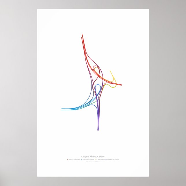 Póster Coreografia de intercâmbio: Calgary, AB, CA (Frente)