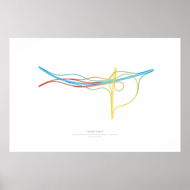 Póster Coreografia de Intercâmbio: Cheadle, Inglaterra (Frente)