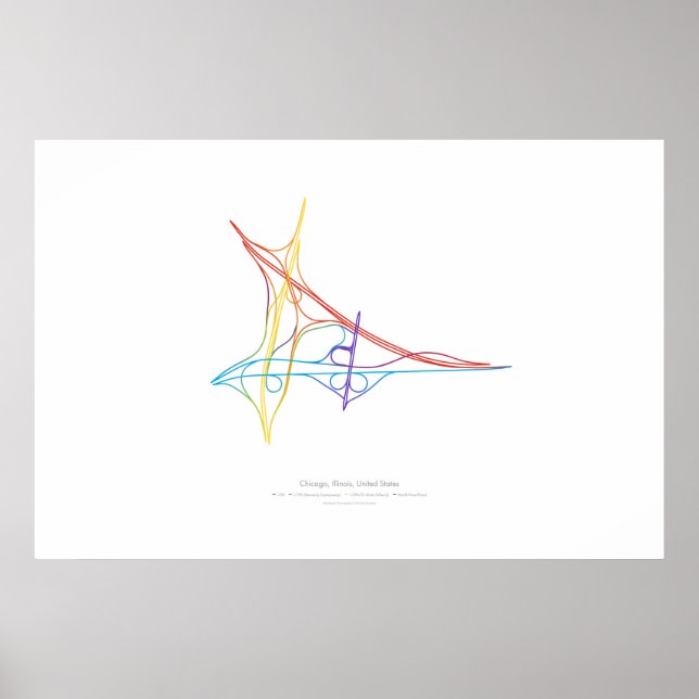 Poster Coreografia de Intercâmbio: Chicago, IL, EUA (Frente)