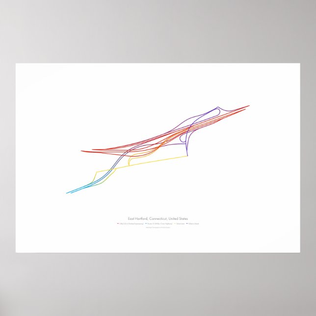 Póster Coreografia de Intercâmbio: East Hartford, CT, EUA (Frente)